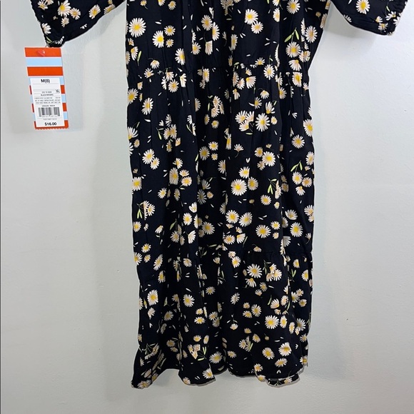 Cat & Jack GIRLS Black Dress with Daisies NWT Size 8 (Medium) #2 - Picture 8 of 9